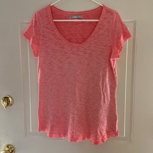 Maurices pink vneck tee